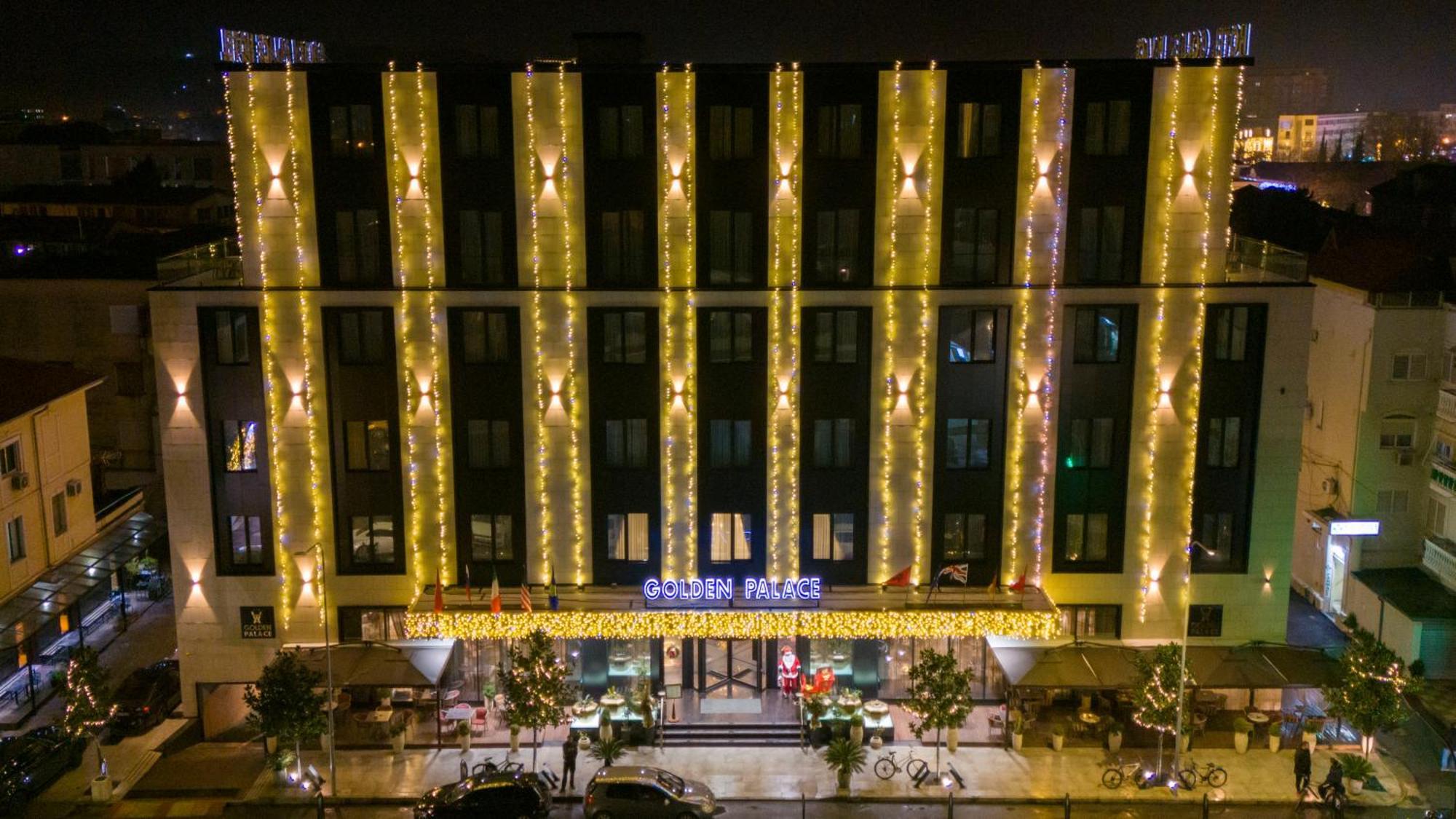 Hotel Golden Palace Shkodër Exterior foto